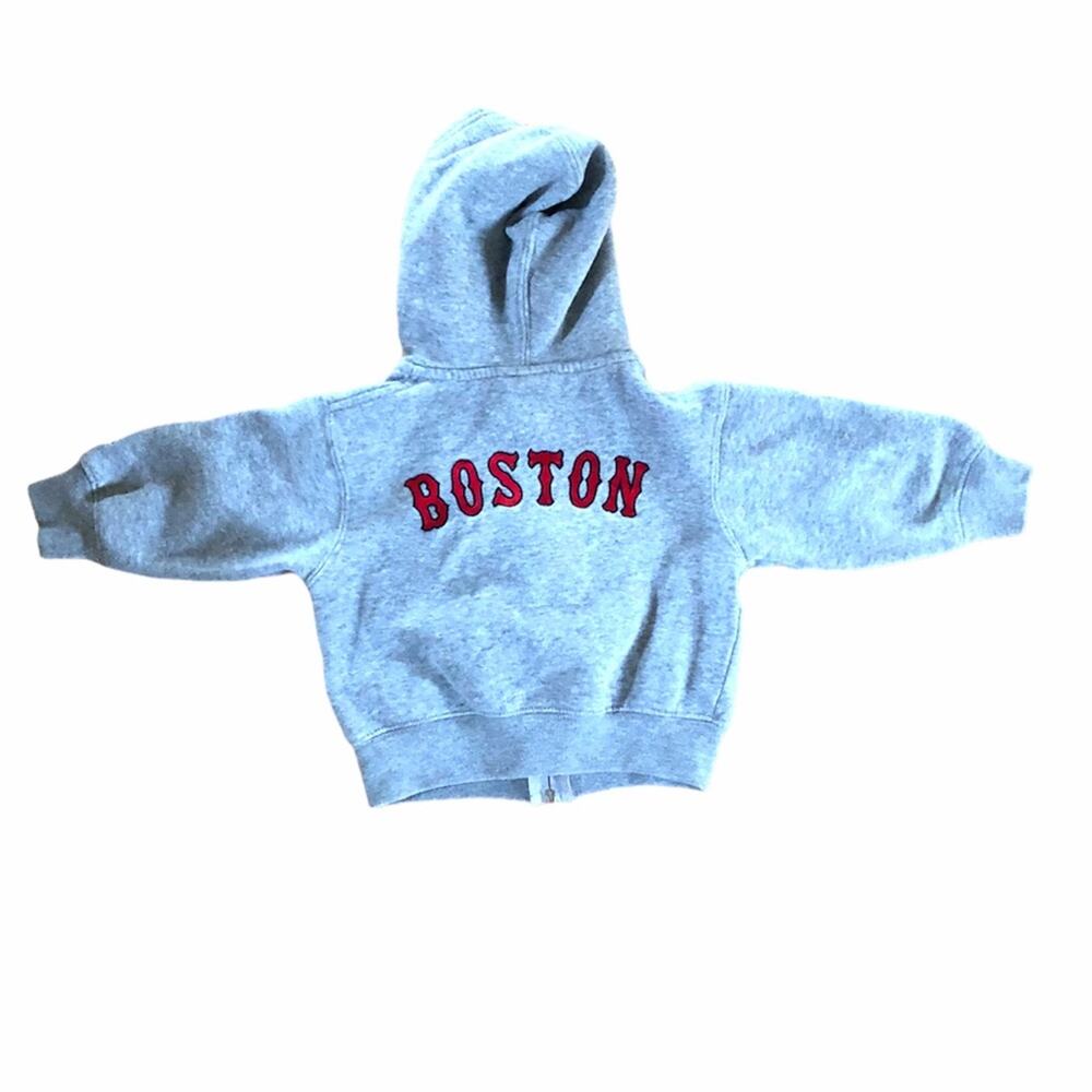Boston Red Sox Hoodie 2T Gray/Pink